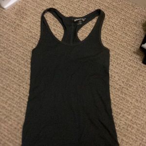 Dark greyish black tank top